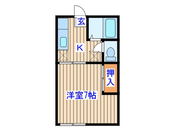 ファミーユHAMATOMIの物件間取画像